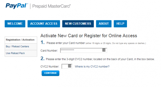 paypal debit card customer service