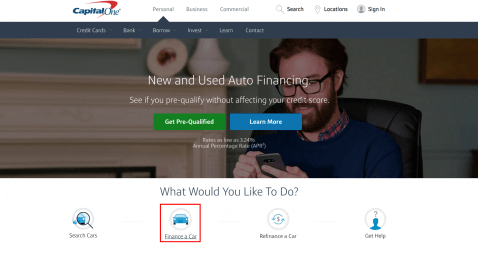 capital one auto finance make a payment