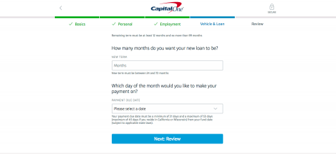 capital one auto refinance customer service