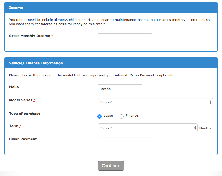 honda finance customer service